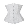 24 Steel Bone Sexy Black Jacquard Underbust M1286
