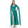 Halloween Cosplay Goddess Of Liberty Ancient Greek Mythological Figure High Slit Goddess Dress YM8763
