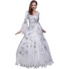 Women Halloween Zombie Scary Ghost Bride Show Dress Cosplay Fancy Dress Costume YM8761