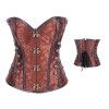 Steampunk Boned Corset with Chain Stud Detail M1241