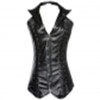 Best selling adult red black leather corset m1982