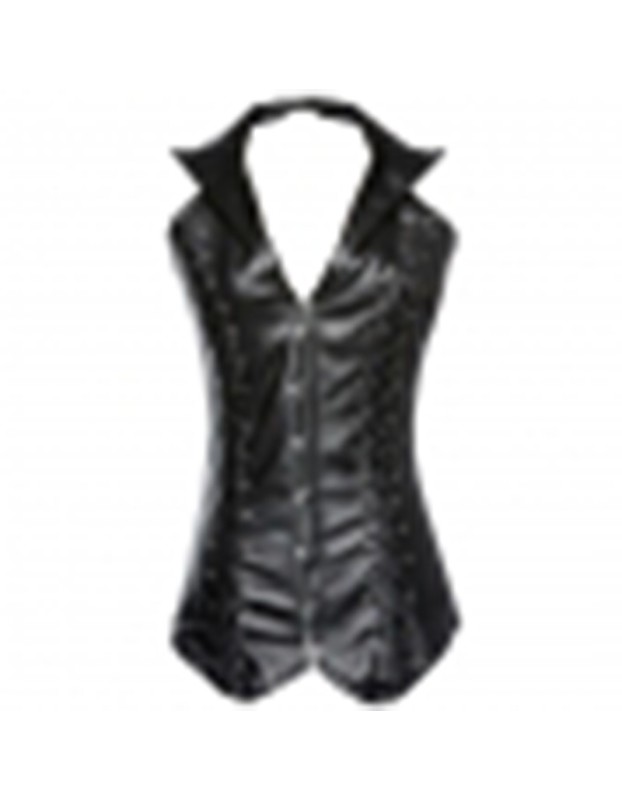 Best selling adult red black leather corset m1982