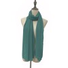 Muslim Style Scarfs Hijabs Monochrome Headscarf Silk Scarf For Women 006