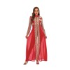 Chiffon Small Stand Collar Lace Long Sleeved Two Piece Suit Floral Print Dress 0952
