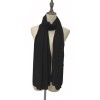 Muslim Style Scarfs Hijabs Monochrome Headscarf Silk Scarf For Women 006