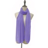 Muslim Style Scarfs Hijabs Monochrome Headscarf Silk Scarf For Women 006