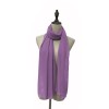 Muslim Style Scarfs Hijabs Monochrome Headscarf Silk Scarf For Women 006