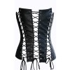 Women Sexy PU Leather Lace-up Bandage Corset M1302