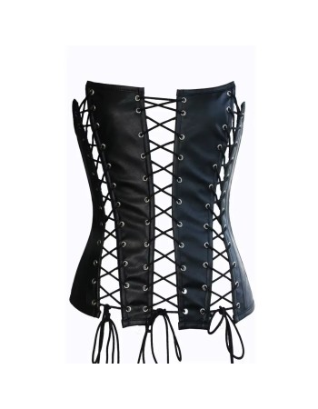 Women Sexy PU Leather Lace-up Bandage Corset M1302