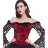 Lace long-sleeve one-line tights corset