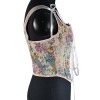 French Vintage Suspenders Waist Trainer Court Slimming Body Shaper Corset Tops For Women SML21668