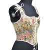 French Vintage Suspenders Waist Trainer Court Slimming Body Shaper Corset Tops For Women SML21668