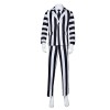New Underworld Suit Costume Cosplay Black And White Striped Mage Dress Horror Halloween A178
