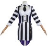 New Underworld Suit Costume Cosplay Black And White Striped Mage Dress Horror Halloween A178