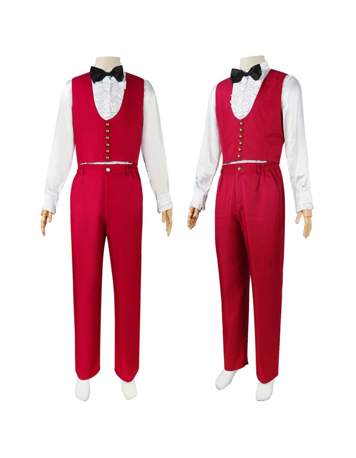 Underworld Dress Mage Cosplay Costume Red Wedding Suit Ghost Bride Horror Costume HW3069