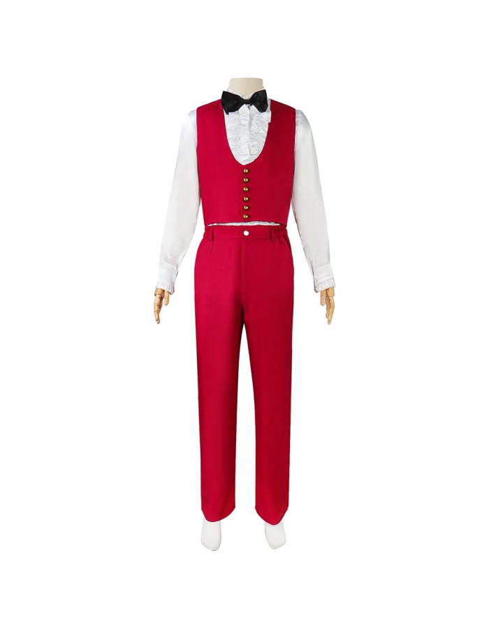 Underworld Dress Mage Cosplay Costume Red Wedding Suit Ghost Bride Horror Costume HW3069