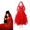 Underworld Dress Mage Cosplay Costume Red Wedding Suit Ghost Bride Horror Costume HW3069