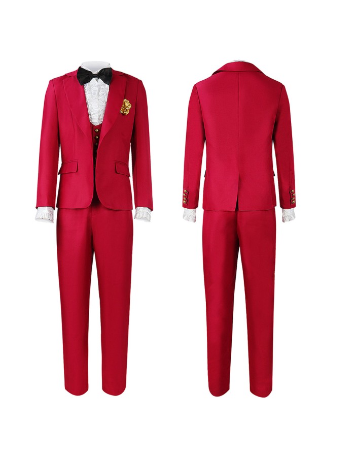 Underworld Dress Mage Cosplay Costume Red Wedding Suit Ghost Bride Horror Costume HW3069