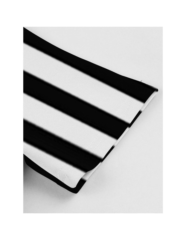 Striped Underworld Suit Slim Fit Collar Short Sleeved Cosplay Mage Costume Swing Dress MX5173 MX8228 MX8395