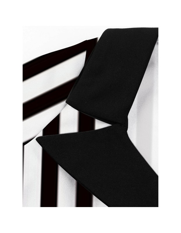 Striped Underworld Suit Slim Fit Collar Short Sleeved Cosplay Mage Costume Swing Dress MX5173 MX8228 MX8395