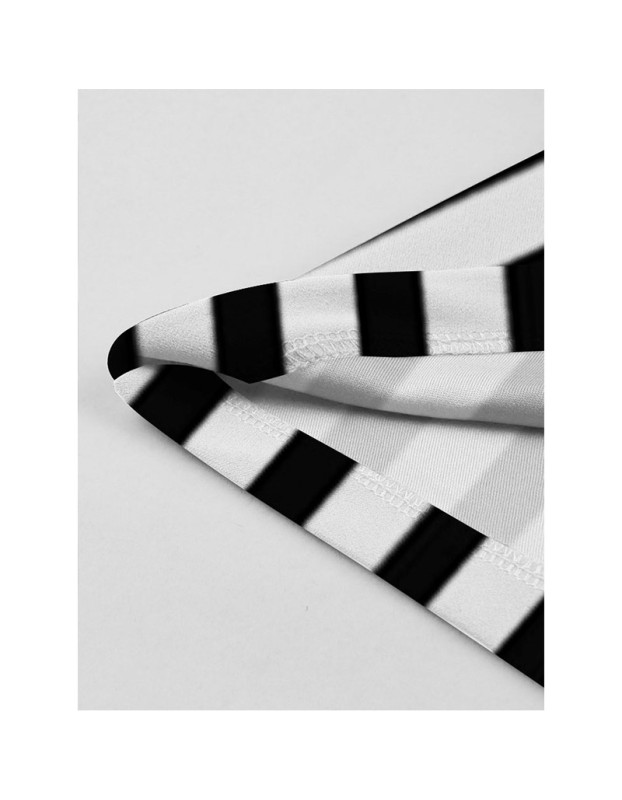 Striped Underworld Suit Slim Fit Collar Short Sleeved Cosplay Mage Costume Swing Dress MX5173 MX8228 MX8395