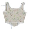 Sexy Women Corset Top French Bustier Small Floral Strap Fishbone Short Vest Bustier Crop SML21639