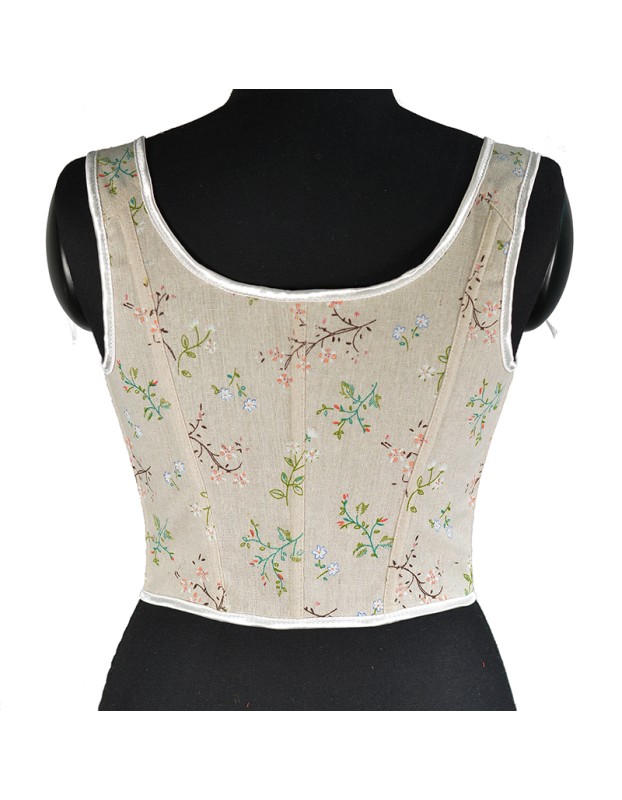 Sexy Women Corset Top French Bustier Small Floral Strap Fishbone Short Vest Bustier Crop SML21639