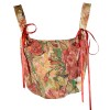 Double Vest Chest Top Butterfly Shoulder Strap Knot Ink Chrysanthemum Fishbone Corset SML1102