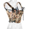 Plant Flowers Bustier Yarn-Dyed Jacquard Oil Painting Style Ink Chrysanthemum Vintage Corset  SML1101