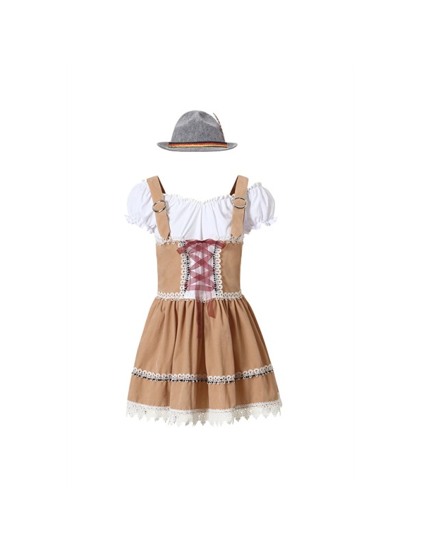 Sexy Maid Servant Costume Munich Oktoberfest Beer Dress Costume XY82347