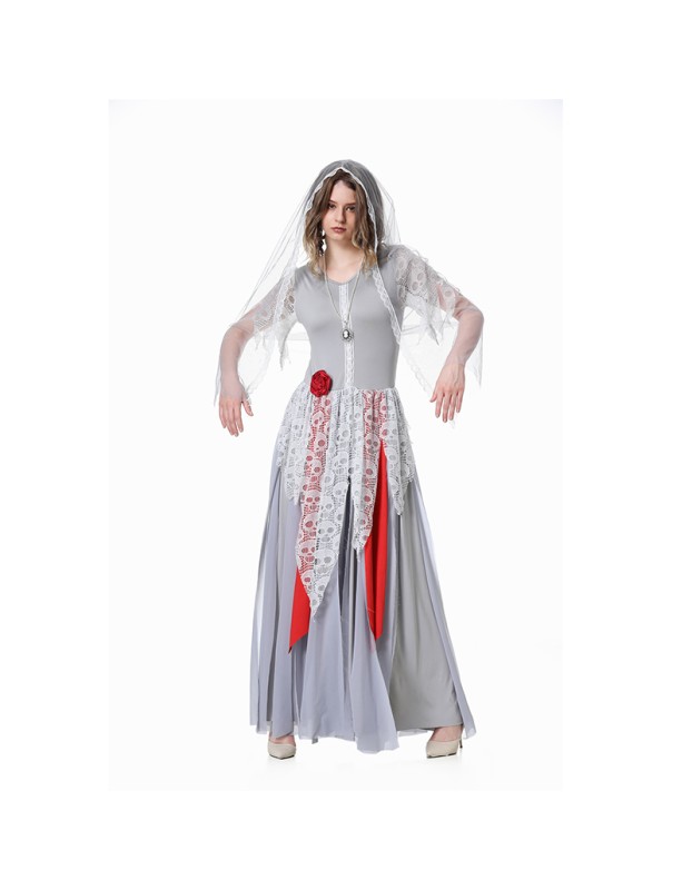 Halloween Cosplay Adult Ghost Bride Dress Costume Play Show Costume XY82338