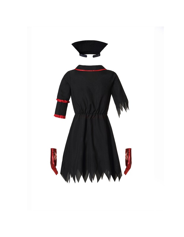Halloween Horror Campus Costume Women Zombie Bloody Nurse Cosplay Costume Party Dress Up XY82333