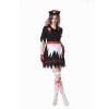 Halloween Horror Campus Costume Women Zombie Bloody Nurse Cosplay Costume Party Dress Up XY82333