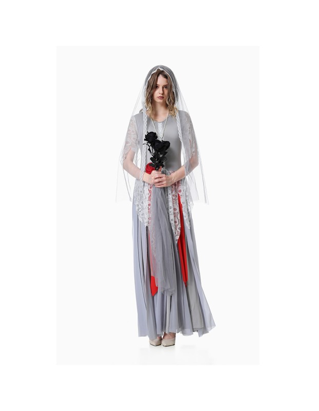 Halloween Cosplay Adult Ghost Bride Dress Costume Play Show Costume XY82338
