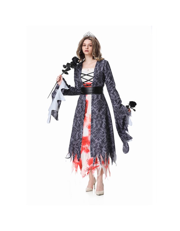 Halloween Party Adults Cosplay Ghost Bride Zombie Masquerade Costumes XY82335