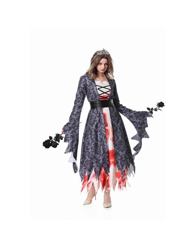 Halloween Party Adults Cosplay Ghost Bride Zombie Masquerade Costumes XY82335