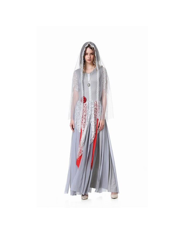 Halloween Cosplay Adult Ghost Bride Dress Costume Play Show Costume XY82338