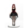 Spice Girls Retro Dark Look Puffy Tuxedo Dress Costume Goth Queen Demon Cosplay Costume DL2066
