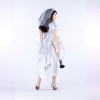 Horror Couple Ghost Bride Dress Cosplay Bloody Adult Ghostly Groom Costume DL2005 DL2006