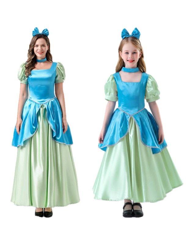 Children's Day Family Dress Cinderella Costume Stage Dress Mermaid Princess Dress YM0828