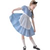 Children's Drama Halloween Maid Costume Cosplay Pastoral Farm Dress Plaid Girl Dress YM0945