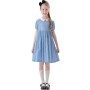Children's Drama Halloween Maid Costume Cosplay Pastoral Farm Dress Plaid Girl Dress YM0945