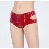 Bright Leather Short Pants PU Bright Shiny Colorful Patent Leather Top Nightclubs Sleeveless Tights XX6930