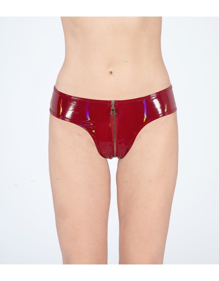 Bright Leather Short Pants PU Bright Shiny Colorful Patent Leather Top Nightclubs Sleeveless Tights XX6930