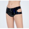 Bright Leather Short Pants PU Bright Shiny Colorful Patent Leather Top Nightclubs Sleeveless Tights XX6930