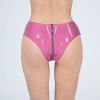 Bright Leather Short Pants PU Bright Shiny Colorful Patent Leather Top Nightclubs Sleeveless Tights XX6930