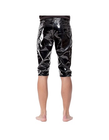 Men Sexy Underwear High Gloss Patent Leather Men Shorts Bar Nightclub Stage Show Outfit XX60052