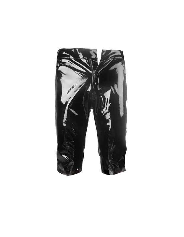 Men Sexy Underwear High Gloss Patent Leather Men Shorts Bar Nightclub Stage Show Outfit XX60052