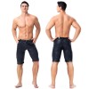 Leather Men Tight Sexy Leather Shorts Club Stage Rock Band Leather Pants Men Black Shorts XX60082