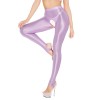 Sexy Pants Silky Oil Shiny Gloss Large Size Open Free Pantyhose Women Leather Pants XX70830